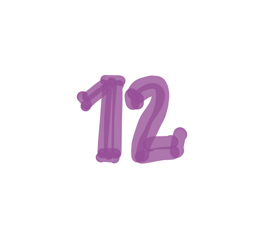 Zahl 12